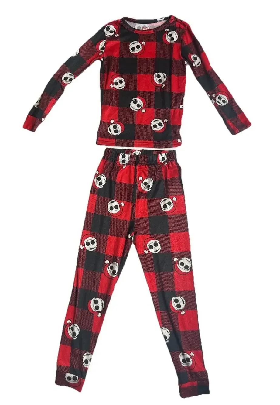 Nightmare Before Christmas Jack Skellington Pajamas Boys Size L 10/12